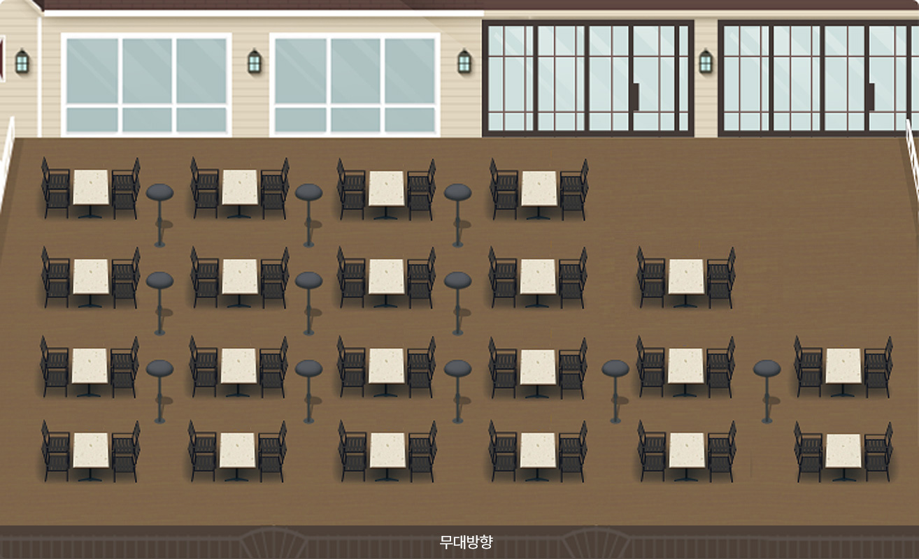 가든 테라스 배치도